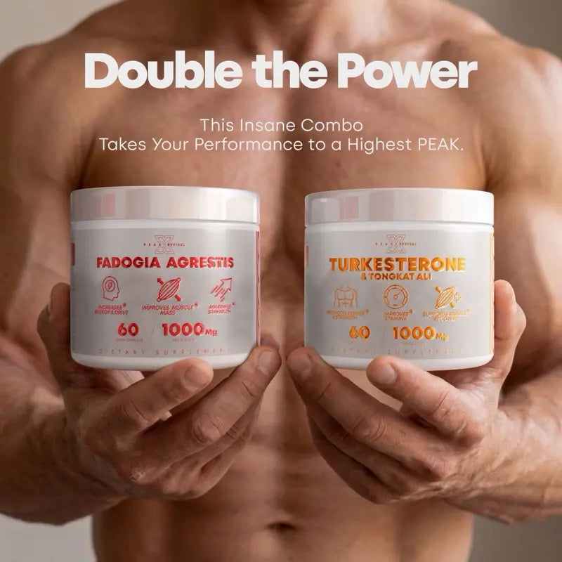 Muscle Stack – Testosterone Booster for Men - 2000Mg Turkesterone, Tongkat Ali & Fadogia Agrestis – Strength, Stamina, Energy, Muscle Growth & Recovery Support – Men'S T Booster Pills, Lab Tested, 120 Capsules